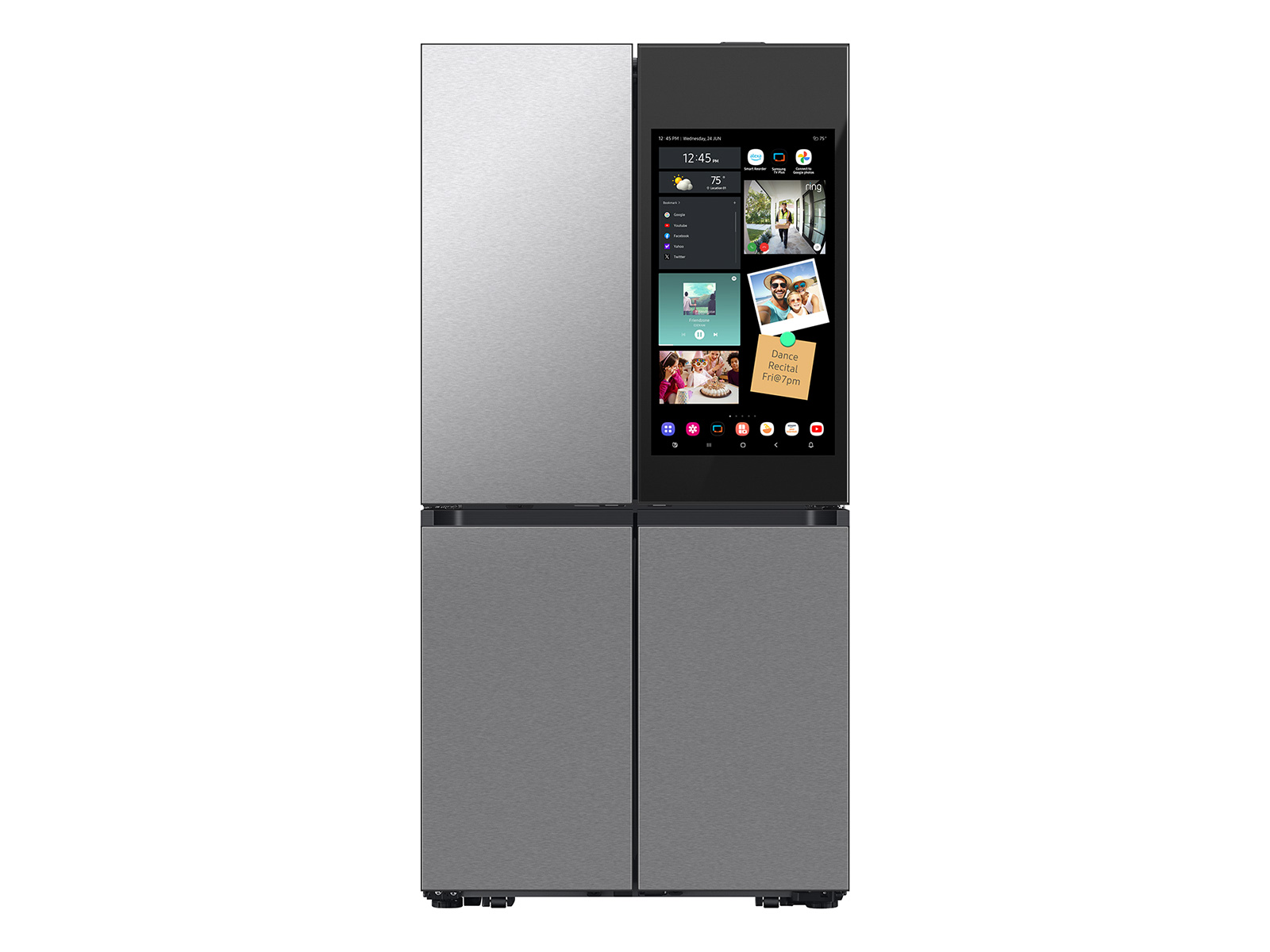 Samsung Bespoke AI 4-Door Refrigerator with AI Family Hub+